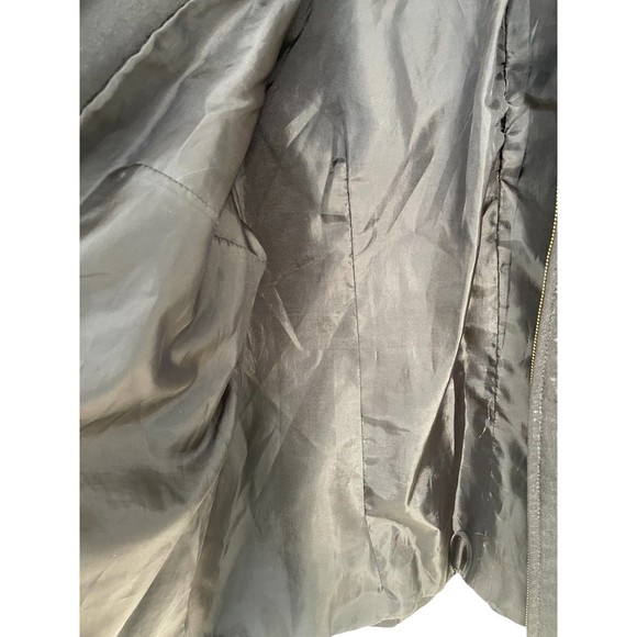 Joni B black crocodile print shiney lined  jacket zippered pockets size PL‎ - Picture 4 of 7